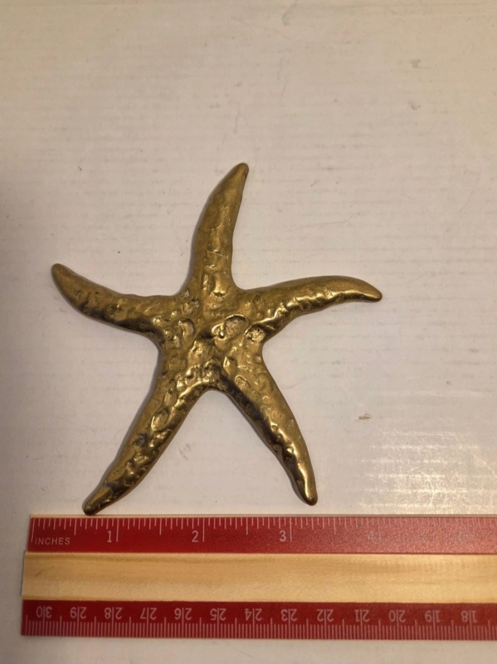 Brass Starfish Decorative Accent
